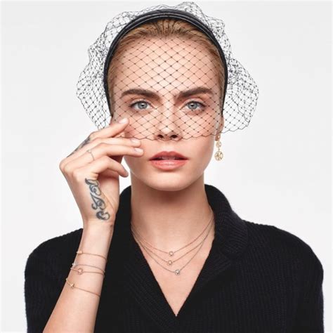 cara delevingne dior joaillerie|Cara Delevingne fronts Dior Rose des Vents campaign.